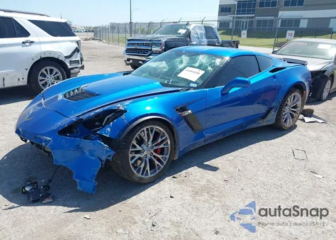 2015 Chevrolet Corvette Z06 z USA, uszkodzony, nr VIN 1G1YP2D68F5605820